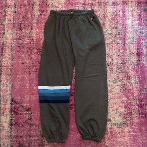 Aviator Nation BLUE TONAL STITCH SWEATPANTS